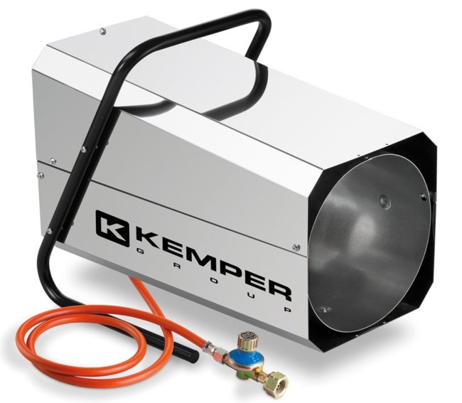 Générateur à air chaud inox à gaz